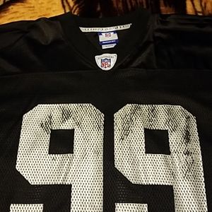 Vintage Reebok Warren Sapp Oakland Raiders Jersey